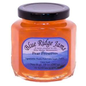 Blue Ridge Jams: Pear Preserves, Set of 3 (10 oz Jars):  