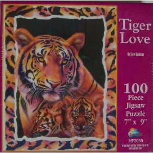  TIGER LOVE JIGSAW PUZZLE Toys & Games