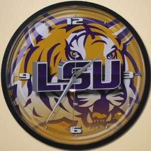  NCAA LSU Tigers Wall Clock: Home & Kitchen