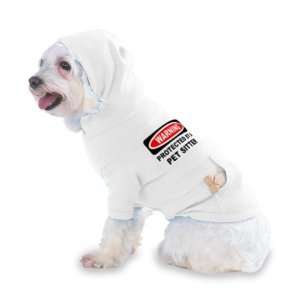 WARNING PROTECTED BY A PET SITTER Hooded (Hoody) T Shirt with pocket 