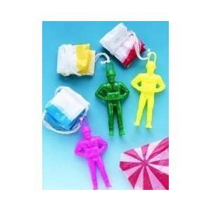    Parachutist Toy   4 inches (Pre Tied) (12/PKG): Toys & Games