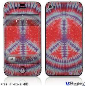  iPhone 4S Skin   Tie Dye Peace Sign 105: Everything Else