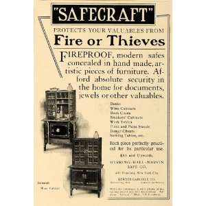   Fireproof Safes Herring Hall Marvin   Original Print Ad Home