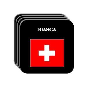  Switzerland   BIASCA Set of 4 Mini Mousepad Coasters 