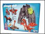 New Playmobil Dragon Rock Set # 5840 38 Pieces  