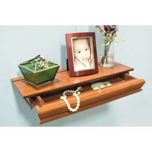   TV Wooden Mantel Shelf with Hidden Drawer:  Home & Kitchen