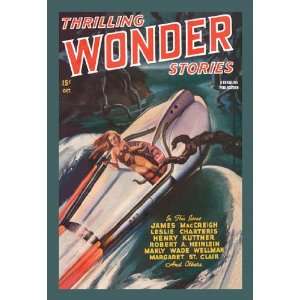  Thrilling Wonder Stories Sheena and the X Machine 20x30 