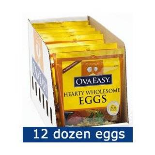 OvaEasy Powdered Whole Eggs   Case (12 x 4.5 oz Bags) by Nutriom, LLC