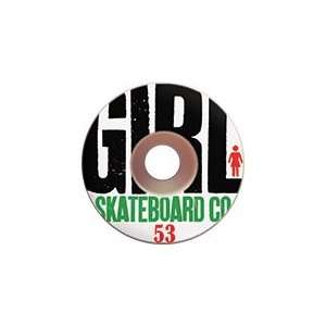  Girl Big Girl #7 53mm Skateboard Wheels (Set of 4): Sports 