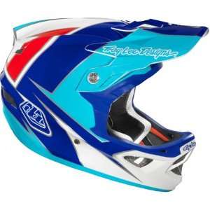   D3 Composite Bike Sports BMX Helmet   White/Blue / X Large: Automotive