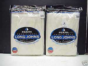 Mens CottonRich Long Johns Thermal Underwear Set XL  