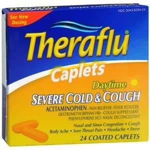  THERAFLU CAP DAY SEV COLD/COUG 24CP: Health & Personal 
