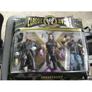   Pack 3 Faces of the Undertaker Limited Wrestling Figures Toys & Games