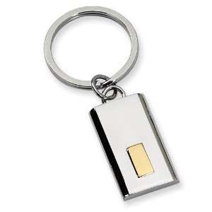    Stainless Steel 24k Gold Plating Key Chain: Chisel: Jewelry