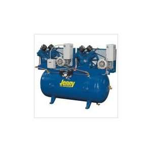 Jenny 2(K15A) 60 Duplex 1 Stage Electric Stationary Tank Mounted Air 