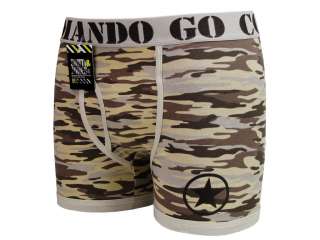 Mens Smith & Jones Boxer Shorts Boxers Camo Gogo Commando  