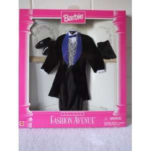  Barbie Fashion Avenue Deluxe Ken Black Tuxedo with Blue 