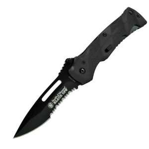 Smith & Wesson SWBLOP2BS Black Ops. 2 Assisted Open Knife, Coated 40% 