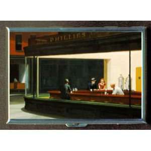 EDWARD HOPPER NIGHTHAWKS ID Holder, Cigarette Case or Wallet MADE IN 