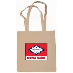 Little Rock Arkansas Souvenir Tote Bag Natural