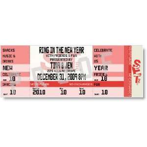   Celebrating The New Year Ticket Invitations: Home & Kitchen
