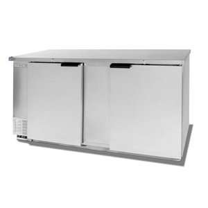   Stainless Steel Back Bar Cooler  2 Keg Capacity: Kitchen & Dining