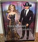 TIM MCGRAW FAITH HILL BARBIE COLLECTOR PINK LABEL GIFTSET 2011 NEW 