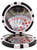 1000 Royal Flush Poker Chip Set 14 table gm FREE BOOK  