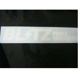  Blitz Racing Decal Sticker (New) White X 2: Home 