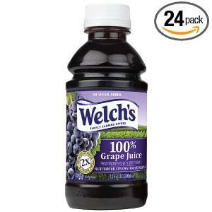 Welchs 100% Grape Juice, 10 Ounce Bottles (Pack of 24)  