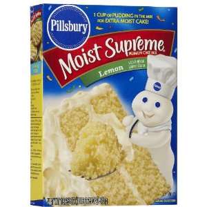 Pillsbury Moist Supreme Lemon Cake Mix 18.25 oz  Grocery 