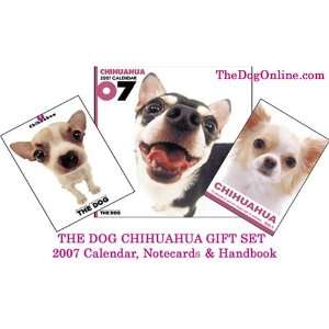   Chihuahua Gift Set   2007 Calendar, Notecards and Handbook Office