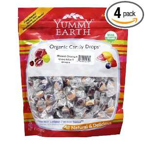 YummyEarth Organic Candy Drops, Blood Orange Cocktail, 13 Ounce 