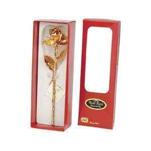 Full Bloom Roses in 24K Gold   Gold Diana Rose (12)