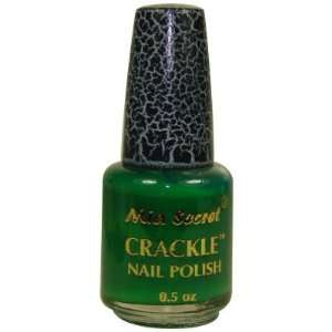    Mia Secret Crackle Shatter Nail Polish Dark Green CK8 Beauty