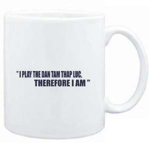 Mug White i play the guitar Dan Tam Thap Luc, therefore I am 