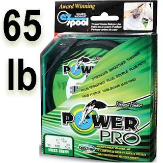 PowerPro Braided Line ~ Moss Green ~ 65 lb test ~ 150 yard spool
