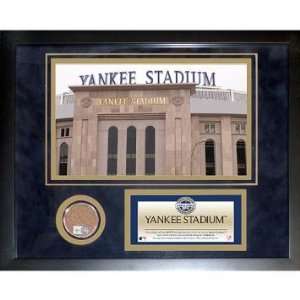 Yankee Stadium 2009 Yankees Mini Dirt Collage   Game Used MLB Stadium 