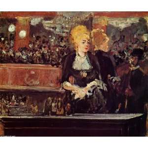   20 inches   Study for A Bar at the Folies Bergere