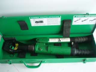 GREENLEE 44999 UTILITY DIELESS HYDRAULIC CRIMPER CRIMPING TOOL 1000 