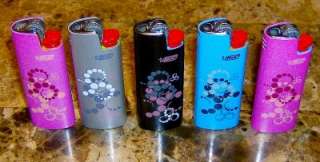 LOT OF 5 MINI BIC DECO LIGHTERS only seller on   