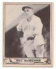 1940 PLAYBALL #153 BILL MCKECHNIE REDS PIRATES CARDS