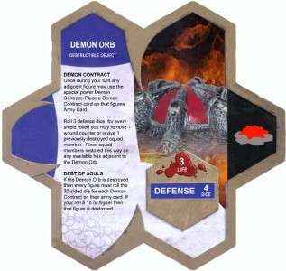 Demon Orb Custom Terrain for Heroscape  