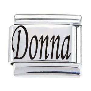 Body Candy Italian Charms Laser Nameplate   Donna