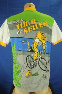 Pace 1994 Tour De Sewer Bell Gardens CA Cycling Bike Jersey Large 