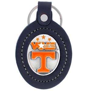 Tennessee Volunteers Leather Key Chain   NCAA College Athletics Fan 
