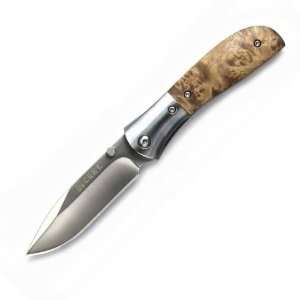  M4 Burl Handle Stainless Bolsters Plain