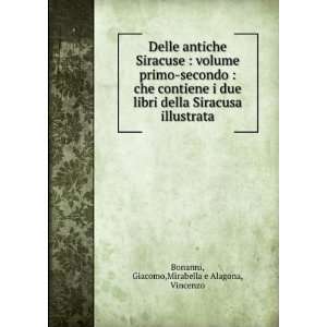   illustrata Giacomo,Mirabella e Alagona, Vincenzo Bonanni Books