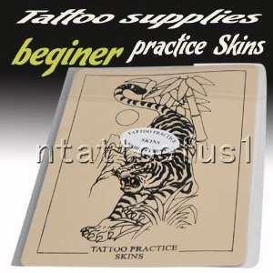  Tattoo Supplies 3 pcs Beginer Tattoo practice Skins Size 