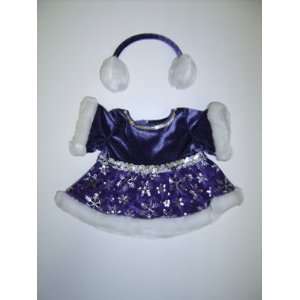  Snowflake Dress Outfit Teddy Bear Clothes Fit 14   18 Build a bear 
